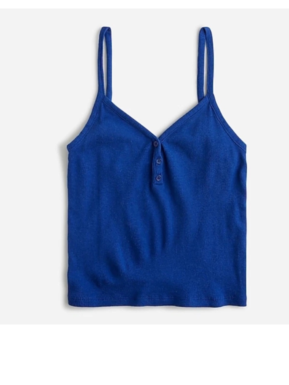 J. Crew NWT Royal Blue Spaghetti Strap Camisole/Top Runs Small